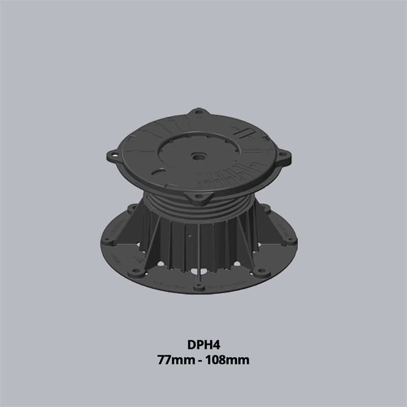 Adjustable Pedestal Feet with Integrated Slope Correction