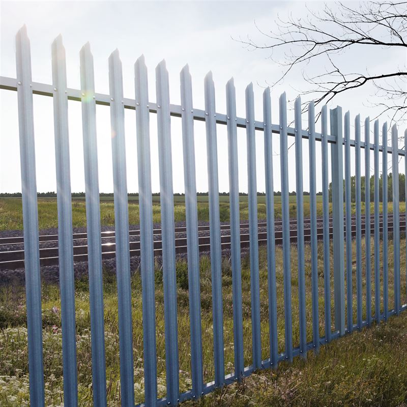 Fibreglass GRP Palisade Fencing Panels