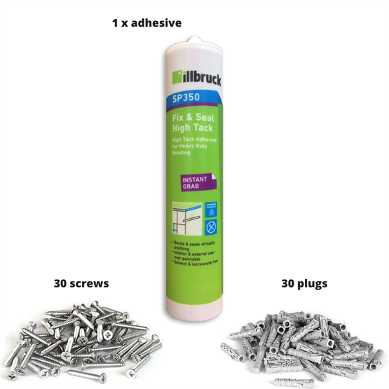 SlipGrip Stair Tread Cover Fixing Kit